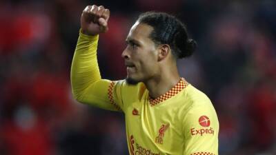 Completing the quadruple 'almost impossible', says Liverpool's van Dijk