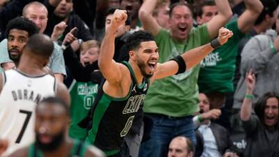 Kevin Durant - Brooklyn Nets - Jaylen Brown - Ime Udoka - Tatum's layup at buzzer gives Celtics win over Nets - tsn.ca -  Boston