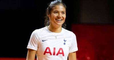 Emma Raducanu dons Tottenham shirt as injury fears dispelled before Stuttgart Open