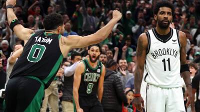 Nets' Kyrie Irving explains one-finger salute to Celtics fans: 'There’s only so much you can take'