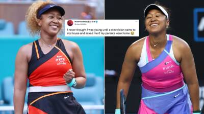 Naomi Osaka shares hilarious tweet about electrician mistaking her for child