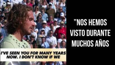 Roberto Carlos - La 'pulla' pública de Davidovich a Tsitsipas delante de todo Montecarlo - en.as.com - Madrid