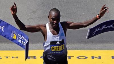 Kenyan Evans Chebet wins Boston Marathon in return to spring - cbc.ca - Russia - Ukraine - Switzerland - Usa - Belarus - Kenya - county Marathon - Tanzania