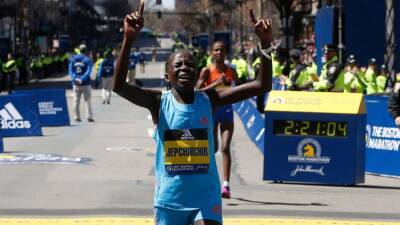 Kenyans sweep Boston Marathon titles with thrilling women’s finish