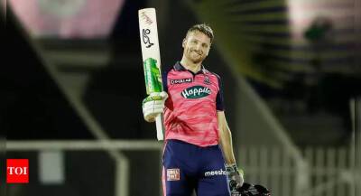 IPL 2022: Jos Buttler hits second century of the season, powers RR to 217-5 against KKR