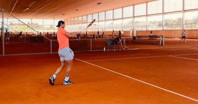 Rafael Nadal excites fans with return to training ahead of French Open