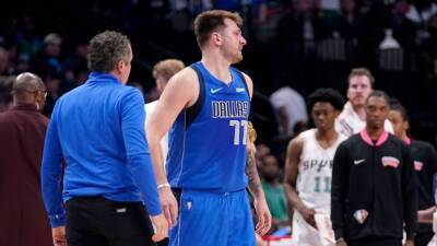 Strained calf to keep Dallas Mavericks star Luka Doncic out for Game 2 against the Utah Jazz