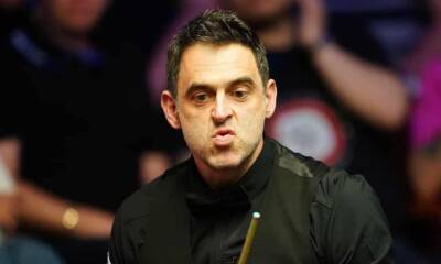 Ronnie O’Sullivan could be fined for gesture during first-round Crucible win