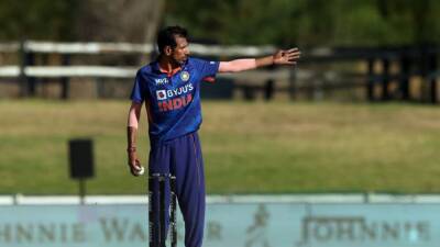 Rajasthan's Chahal celebrates hat-trick in signature style