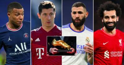 Benzema, Lewandowski, Mbappe: Who's leading 21/22 European Golden Shoe race?
