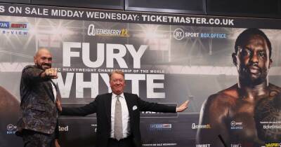 Jake Paul - Tyson Fury - Frank Warren - Tommy Fury - Tyson Fury vs Dillian Whyte live build-up: Fight night preview, media work out and Usyk latest - manchestereveningnews.co.uk - Britain - Portugal - Usa - London - county Windsor - county Park