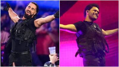 Seth Rollins: The Weeknd dresses as WWE star for epic Coachella look