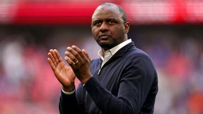 Patrick Vieira - Patrick Vieira urges Palace players not to let season peter out after cup exit - bt.com