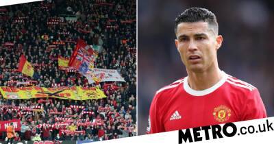 Liverpool fans plan tribute for Cristiano Ronaldo during Manchester United clash at Anfield