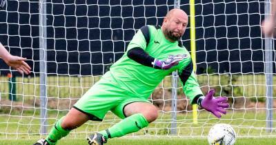Jeanfield Swifts goalkeeper Mark Mitchell decides to sign on for another year - thanks to son Logan - dailyrecord.co.uk - Scotland