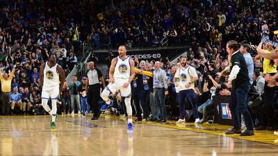Warriors grandstand in Game 2 demolishing of Nuggets - nbcsports.com - Jordan
