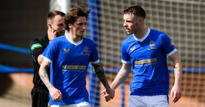 Alex Lowry - Charlie Maccann - Alex Lowry has Rangers fans in stitches as cheeky 'opposition goal' quip is latest B team derby wind up - dailyrecord.co.uk - Scotland