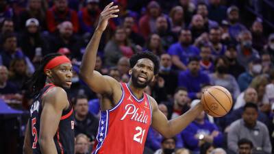 Joel Embiid - Matt Slocum - Nick Nurse - 76ers' Joel Embiid reveals what he told Raptors' Nick Nurse about officiating complaints - foxnews.com -  Philadelphia