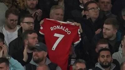 Liverpool supporters voice support for grieving Cristiano Ronaldo
