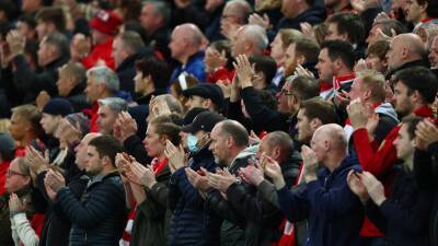 Liverpool fans lead applause for Cristiano Ronaldo and sing ‘You’ll Never Walk Alone’ in tribute during Man Utd match