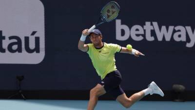 Carlos Alcaraz - Hubert Hurkacz - Casper Ruud - Francisco Cerundolo - Teenage sensation Alcaraz to face Ruud in Miami Open final - channelnewsasia.com - Spain - Norway - Florida - county Miami