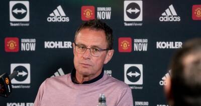 Ralf Rangnick makes Manchester United transfer admission