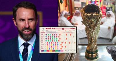 Full 2022 World Cup schedule & when England play group games