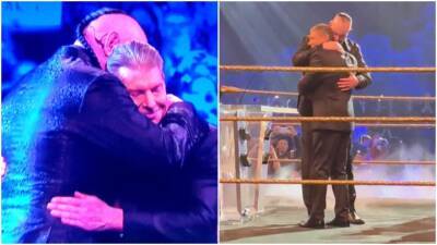 The Undertaker's three-word comment to Vince McMahon at WWE Hall of Fame