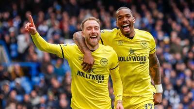 Christian Eriksen - David Raya - Antonio Rudiger - Ivan Toney - Bryan Mbeumo - Yoane Wissa - Christian Eriksen scores first Brentford goal as Bees stun Chelsea at Stamford Bridge - eurosport.com - Manchester - county Bee