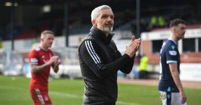 Jim Goodwin insists Aberdeen top six 'dream' is still alive as boss fumes with ref after Dundee draw