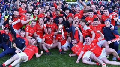 Mickey Harte - Louth defeat Limerick to claim Division 3 honours in Allianz Football League - rte.ie