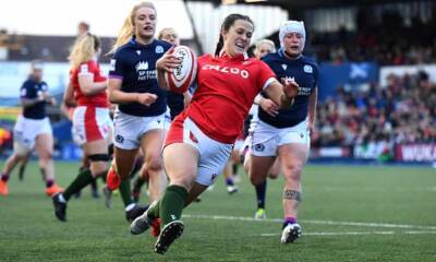 Late try from Ffion Lewis secures thrilling victory for Wales over Scotland - theguardian.com - Britain - Scotland -  Dublin