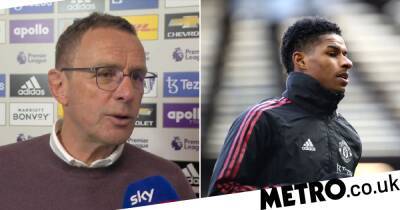 Manchester United boss Ralf Rangnick explains Marcus Rashford snub after frustrating Leicester draw