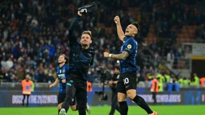 Robin Gosens - Ismael Bennacer - Matteo Darmian - Rafael Leao - Alexis Saelemaekers - Martinez double fires Inter to Coppa Italia final - channelnewsasia.com - Portugal - Argentina - Slovenia