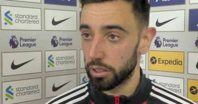 Bruno Fernandes contradicts himself as he appears to suggest top four over for Man Utd