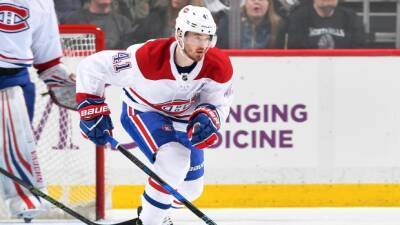 Canadiens' Byron (LBI) will not return vs. Wild