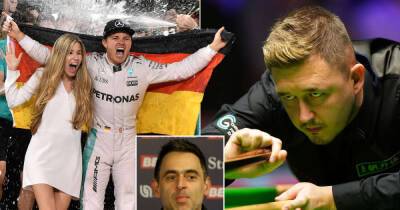 Lewis Hamilton - Mark Williams - Ronnie Osullivan - John Higgins - Nico Rosberg - Kyren Wilson, 30, casts doubt over playing into his forties - msn.com - Germany - Abu Dhabi
