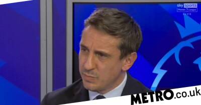 Gary Neville claims Thiago was ‘laughing’ and ‘taking the p***’ out of Manchester United’s players during Liverpool’s win at Anfield