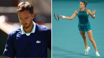 Steve Simon - Aryna Sabalenka - Daria Kasatkina - Veronika Kudermetova - Billie Jean - Wimbledon: Daniil Medvedev, Aryna Sabalenka among tennis stars to be banned - givemesport.com - Britain - Russia - Ukraine -  Moscow - Belarus