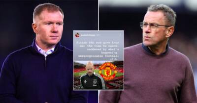 Paul Scholes' damning Instagram about Man Utd after 4-0 Liverpool loss
