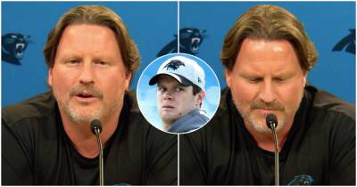 Ben McAdoo backtracks on Sam Darnold comment in Carolina Panthers press conference