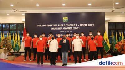 Lepas Tim Thomas-Uber dan SEA Games, Ketum PBSI Beri Suntikan Semangat - sport.detik.com - Indonesia -  Jakarta - Thailand - Vietnam