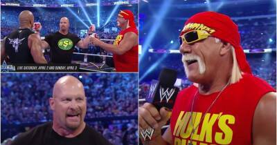 Steve Austin - Hulk Hogan botched promo with The Rock and Stone Cold at WWE WrestleMania - givemesport.com