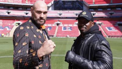 Tyson Fury - David Haye - Fury's 'best version' takes on Whyte in heavyweight title clash at sold-out Wembley - thenationalnews.com - Britain - Portugal - London