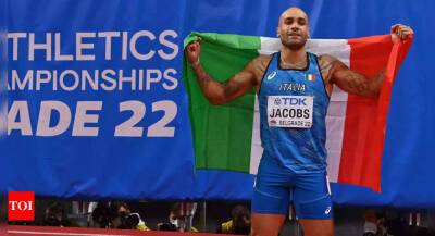 Jacobs to race first post-Tokyo 100m at Eugene Diamond League - timesofindia.indiatimes.com - Italy - Usa -  Tokyo -  Belgrade - state Oregon - county Christian - county Coleman