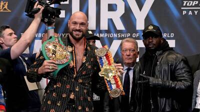 Tyson Fury shows respect for Dillian Whyte as pair calm press conference tension