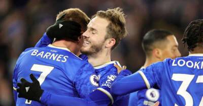 Leicester City team news vs Everton - Maddison and Barnes return as Rodgers makes seven changes