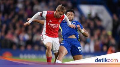 Timo Werner - Marcos Alonso - Martin Odegaard - Reece James - Eddie Nketiah - Aaron Ramsdale - Seru! Chelsea Vs Arsenal 2-2 di Babak I - sport.detik.com