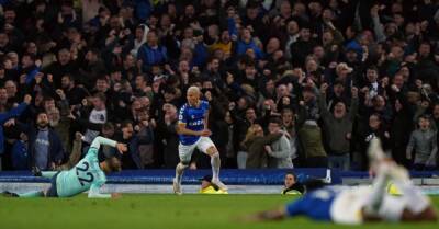 James Maddison - Harvey Barnes - Yerry Mina - Late Richarlison leveller grabs point for Everton to boost relegation fight - breakingnews.ie - Brazil - Colombia