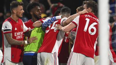 Timo Werner - Mikel Arteta - Eddie Nketiah - Arsenal boost top-four bid with dramatic win at Chelsea - thenationalnews.com - Britain - Manchester